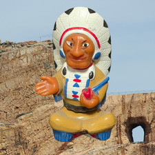 Ferrero Ü-Eier Einzelfigur ohne BPZ - Reihe "Trapper/Indianer" -1998- Wei. Adler