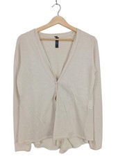 MARC CAIN Strick Twin Set Damen Twin Set Gr. DE 36 wollweiß Casual-Look