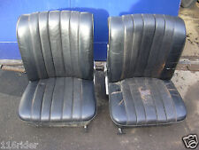 2 Vordersitze Leder schwarz