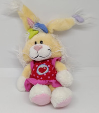 Stofftier Diddl Hase ca. 27 cm Mimihopps rotes Kleid mit Herz