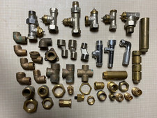 Messing Fittinge, Heizkörperventile, Eckventile, Hahnverlängerung, 50 Stück