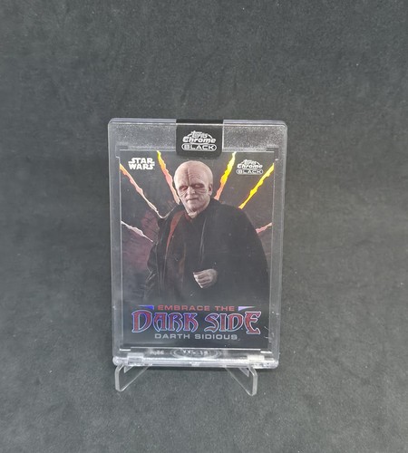 Starwars topps chrome - chrome, black