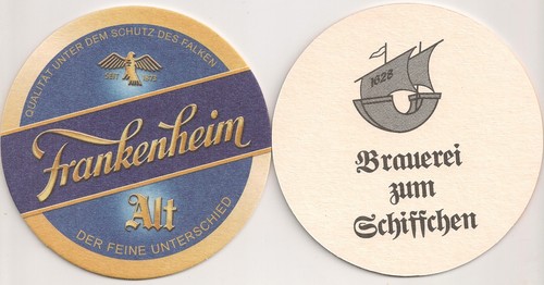 Frankenheim alt bierdeckel - frankenheim,