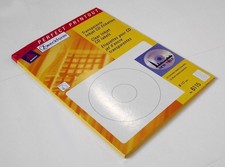 CD DVD Etiketten Labels Klar Durchsichtig für Tintenstrahldrucker Selbstklebend