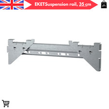 IKEA EKET Wandaufhängeschiene Montage Schränke an Wand Stahl verzinkt 35 cm