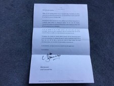 Mike Bannister signierter