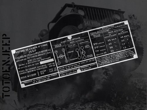 Hotchkiss m201 alu label - alu,