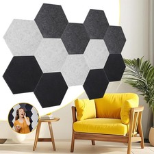 Akustikpaneele Selbstklebend,Hexagon Akustikplatten Schallschutz Wandpaneele DE