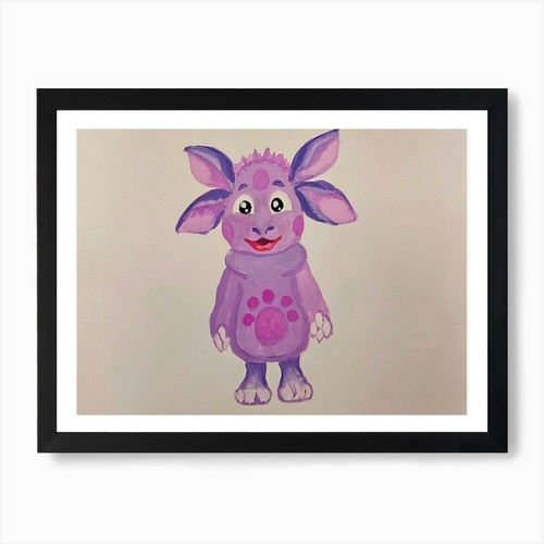 Luntik kunstdruck gerahmt - kunstdruck,