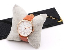 Elegante Armbanduhr PIERRE CARDIN Uhr Rosé Gold Römische Ziffern ungetragen