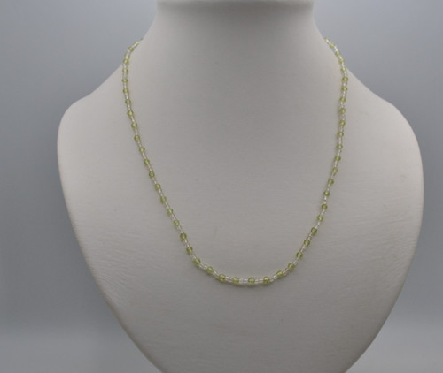 Peridot kugelkette mit - peridot,