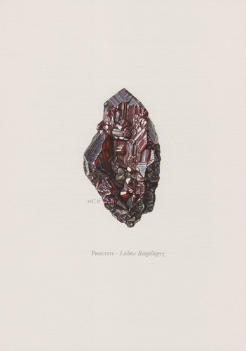 Proustit lichtes rotgültigerz - lichtes,