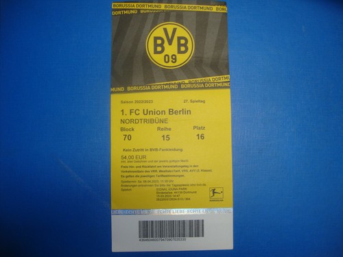 Ticket bvb dortmund - 22/23,