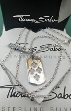 Thomas Sabo Kette & Rebel At Heart Lilie Dog Tag Anhänger Neu