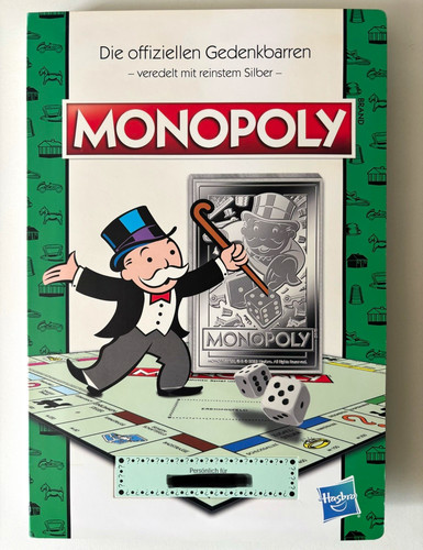 Hasbro monopoly gedenkbarren - hasbro,
