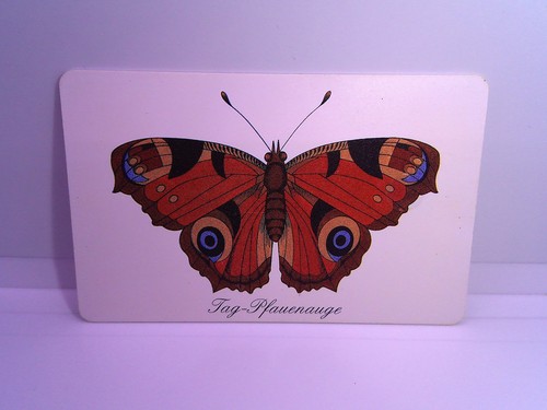 Telefonkarte schmetterling - telefonkarte,