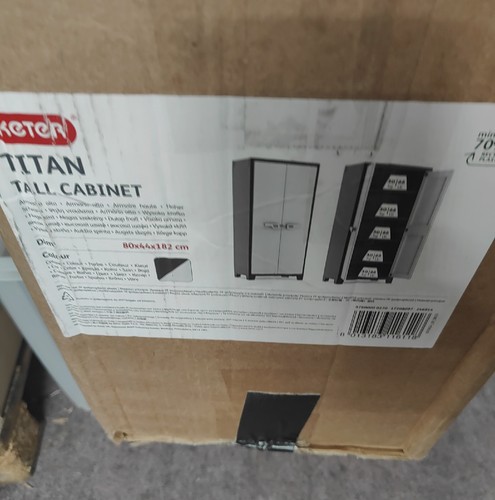 Keter titan kunststoffschrank - titan,
