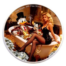DAGOBERT DUCK - 999 SILBER -