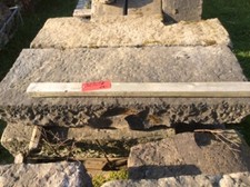 Sandsteinstufe 112 x 43 x 15 cm