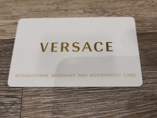 Versace uhren leerzertifikat - versace,