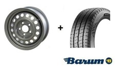Winterräder VW T6 T6.1 T5 4 x Stahlfelgen + 215/65 R16 C Barum Winterreifen