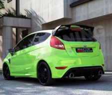 Sportauspuff Endschalldämpfer für Ford Fiesta 7 / 7,5 Endrohre 100mm mit ABE