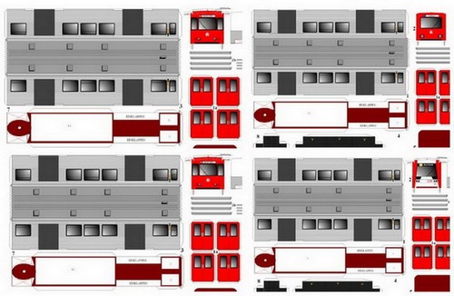 Regionalbahn bahn set - u-bahn,