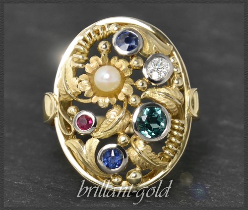 Vintage gemüse ring diamant - gemüse,