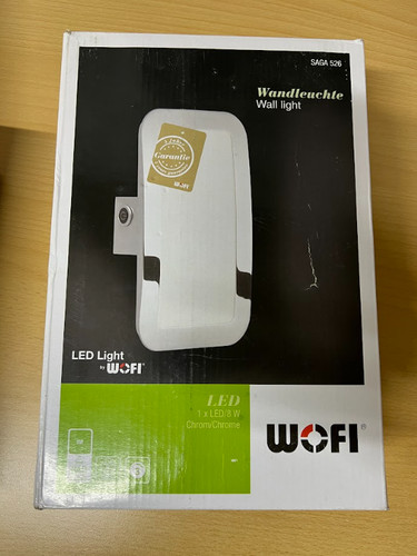 Wofi saga wandleuchte chrom - wandleuchte,
