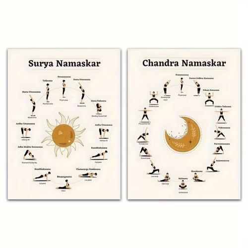 2er leinwanddruck yoga - 2er,