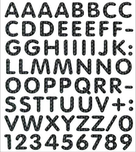 895 buchstaben set - 895, buchstaben-set