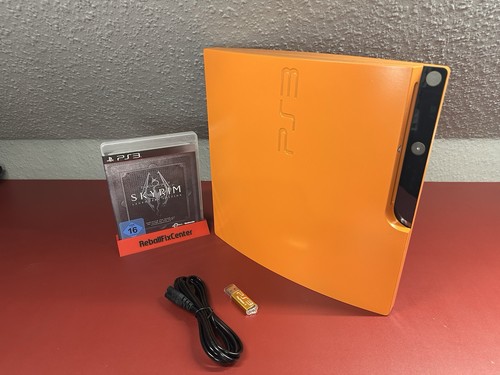 Orange playstation slim ps3 - playstation,
