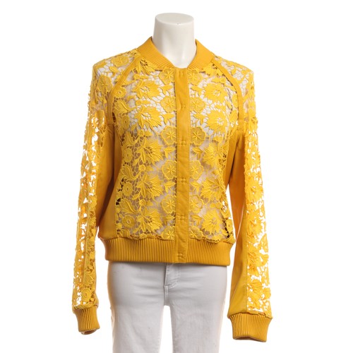 Escada lederjacke gelb - escada, 38