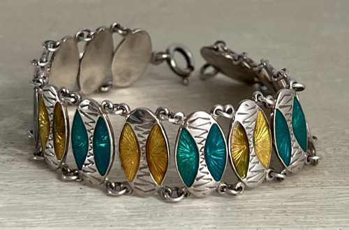 Armband emaille italien silber - emaille,
