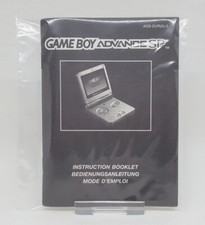 Nintendo Gameboy Advance SP - Bedienungsanleitung/Anleitung Booklet AGS-EUR (A)3