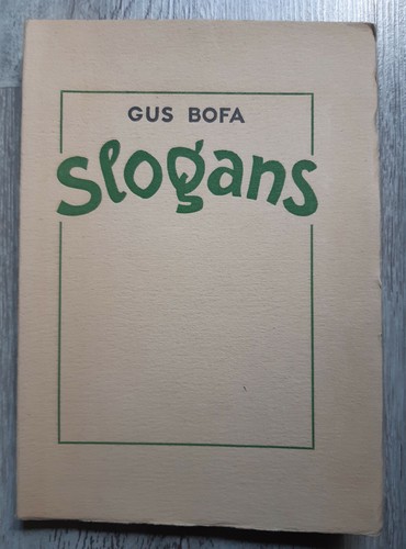 Gus bofa slogans - gus,