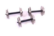 3 tlg. Kugellagerradsatz Vollradsatz Scheibenrad 31 mm Metall Spur G Gartenbahn