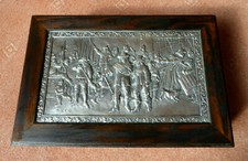 Schatulle um 1840 - Relief Nachtwache -  Silber  934 -  Holland