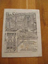 altes Theater Programm im