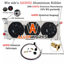 Aluminium Kühler + Lüfter +
