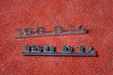 Schriftzug 150 D 14 für  Magirus Deutz , Emblem, Mercur, Saturn , Eckhauber