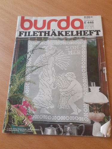 Burda filethäkelheft ausgabe - burda, filethäkelheft,