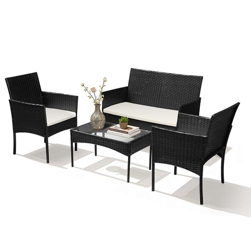 Sitzgruppe polyrattan ecke - polyrattan,
