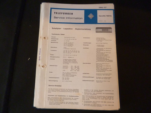 Original service manual - original,
