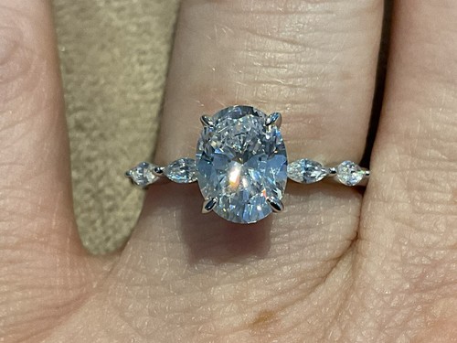 Karat lab created diamant - 3,78,