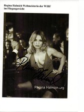 Autogramm - Regina Halmich