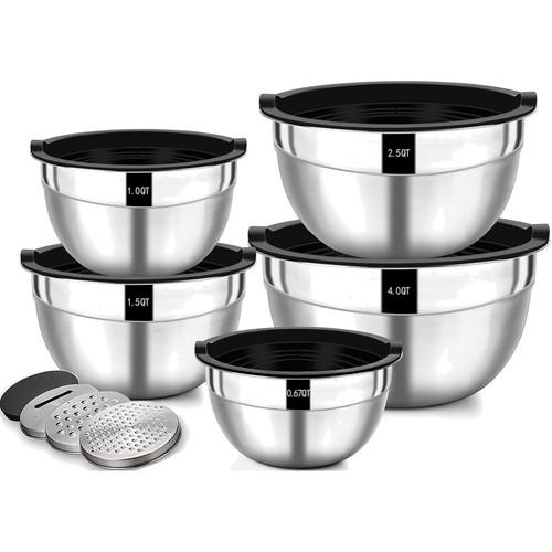 Salad bowl set - set, stainless