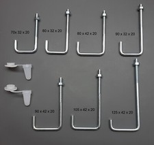 verzinkte L - Haken Rohrhaken