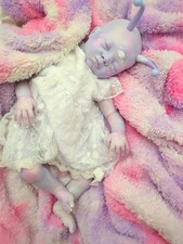 Reborn Rebornbaby fantasy Alien Lexi Sandra white doll puppe baby