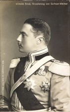 Ak Großherzog Wilhelm Ernst
